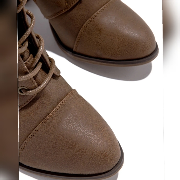 💓RESTOCKED 💓 Fine All Fall - Tan PU - Picture 3 of 4